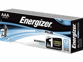 Batterij Energizer Max Plus AAA/pk20