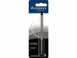 Balpenvulling Waterman medium zwart blister à 1 stuk