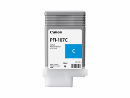 Canon PFI-107 C Inktcartridge Single Pack, 6706B001, cyaan artikel afbeelding