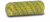 Radiatorrol 15 cm, groene schilderstreep 13 mm, thermofusie artikel afbeelding