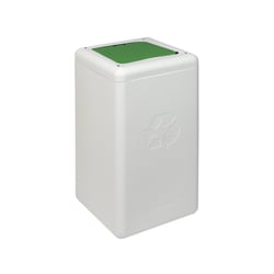 Circulaire Afvalbak BrickBin met klepdeksel 65 ltr