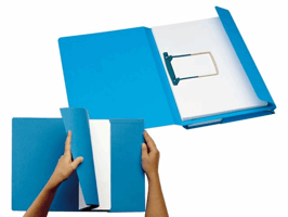 Jalema Hechtmap zuurvrij Secolor Combi 2 x 200 vel, folio, blauw (pak 40 stuks)