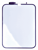 WHITEBOARD DESQ 21.5X28CM + MARKER PAARS PROFIEL artikel afbeelding