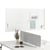 Whiteboardmodule BASIC-versie - plaatstaal, gelakt, VE = 2 stuks b x h = 1000x1000 mm, wit