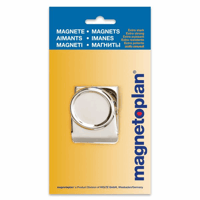 Magneetclip zilverkleurig hechtkracht 2
