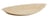 Palmblad bord "Leaf" 23x12,5x2,3cm