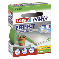 Textieltape Tesa epp 19mm x 2,75m groen