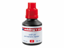 Viltstiftinkt edding T25 rood