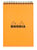Schrijfblok Rhodia A5 lijn 80 vel 80gr spiraal oranje