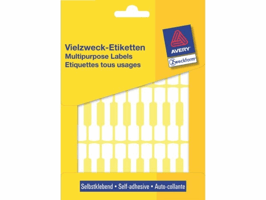Etiket Avery Zweckform 3335 49x10mm wit 924stuks