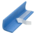 Nomapack L schuimprofiel 75x75mm, lengte 200cm