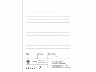 KASSABLOK A3464-42 142X100MM HH 50X2VEL artikel afbeelding