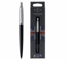 Balpen Parker Jotter Bond street black CT medium blister à 1 stuk