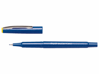 FINELINER PILOT RAZOR POINT SW-10 PP 0.4MM BLAUW artikel afbeelding
