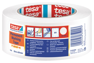 Vloermarkeringstape Tesa 04169 50mmx30m wit artikel afbeelding