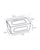 FSC® kraft/PLA coated lunchbox+venster 110x90x63mm
