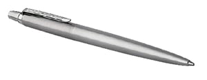 Parker Jotter Stainless Steel Balpen, Kliksysteem, Blauw