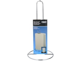 Keukenrolhouder, RVS, 28 cm, Zilver