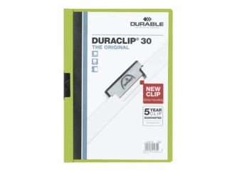 KLEMMAP DURABLE 2200 A4 PL/TR 3MM GROEN artikel afbeelding