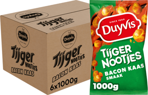 Tijgernootjes Duyvis bacon kaas zak 1kg