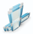 Nomapack 3002279 U-Tulip Schuimprofiel, 60-80, Blauw, 2 meter (Doos 40 stuks)