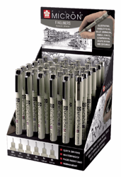 Fineliner Sakura Pigma Micron assorti zwart artikel afbeelding