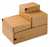 Colompac Postbox 192x155x91mm Bruin met zelfklevende sluiting. CP 080.06 artikel afbeelding