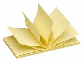 Memoblok Quantore Z-Note 76x76mm geel