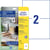 Etiket Avery Zweckform LR3655-10 210x148mm recycled wit 20stuks