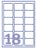 Etiket Avery J8161-10 63.5x46.6mm wit 180stuks