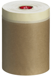 3834 Kip masker met papier - bruin 100mm x 25m