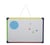 Whiteboard MAUL 24x35cm 2-zijdig magnetisch staal