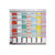 T-kaartplanbord, weekplanner 7 modules met elk 24 sleuven met 800 T-kaarten in 8 kleuren