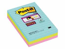 Memoblok Post-it 4690 Super Sticky 101x152mm Miami