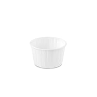 Bakje papier (FSC®) rond wit 4.0oz / 120ml , ø 70 x h43mm