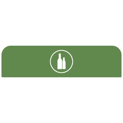 Configure Recyclingstation Paneel Glas 125 ltr, Rubbermaid