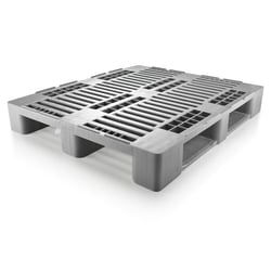 Hygiëne-pallet l x b x h = 1200x1000x160 mm lichtgrijs, vanaf 5 stuks