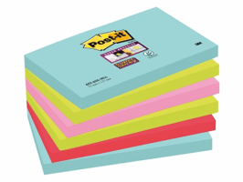Memoblok Post-it 655 Super Sticky 76x127mm Miami