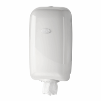Euro Pearl WHITE mini dispenser centre feed - Euro 431105