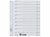 SCHEIDINGSBLADEN LEITZ 1650 KARTON A4 200GR GRIJS artikel afbeelding