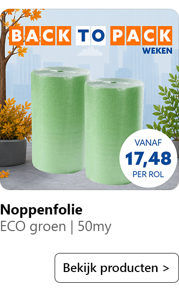 Groene noppenfolie