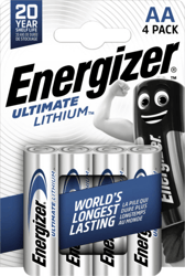 Batterij Energizer Ultimate Lithium 4xAA