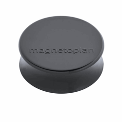 Ergonomische magneet, Ø 34 mm, VE = 50 stuks, steengrijs