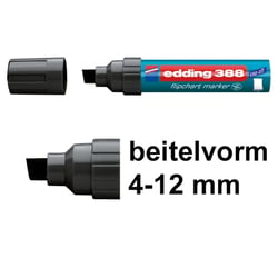 Flipovermarker edding 388 4-12 zw/ds10