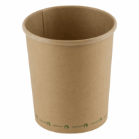 Kraft/PLA soepbeker 32oz/960ml/117mmØx135mm