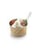 Kraft/PLA foodcontainer 5oz/150ml/85mm Ø x 51mm