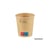 FSC kraft/PLA beker, 4oz, 120ml inhoud, 80mm Ø