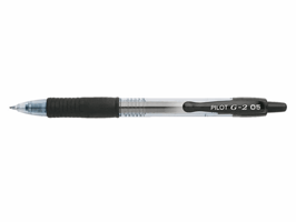 Gelschrijver PILOT G-2 fijn zwart