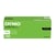 Reliëftape Dymo embossing vinyl 9mm wit op blauw