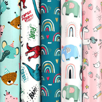 Inpakpapier Rotolux Rosie 200x70cm assorti